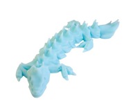 Jaszczurka Ruchoma Flexi Turkusowa Druk 3D Antystres Figurka Prezent