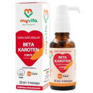 Suplement diety MyVita Beta Karoten Forte Prowitamina A krople 30 ml
