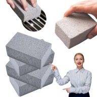 4X KAMIEŃ DO CZYSZCZENIA RUSZTU GRILLA PIEKARNIKA PRZYPALEŃ KOSTKA CZYŚCIK