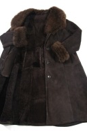 4 ŻYWIECKIE Zakłady FUTRZARSKIE Kultowy Długi KOŻUCH Mięsisty Włos XL