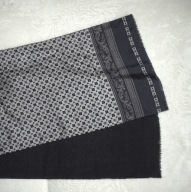 Monti,męski elegancki szal jedwab i wełna