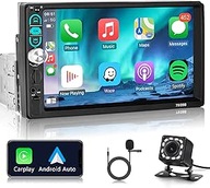 Hikity 1 DIN radio samochodowe CarPlay z 7" ekranem