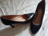 czółenka szpilki r. 39 skóra naturalna