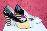 LOLA RAMONA czółenka sandały skórzane r. 40