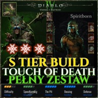 Diablo 4 IV | TOUCH OF DEATH ZESTAW| 800 Item Power| 3 GREATER AFFIX