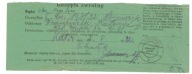 Nowy Sącz 1932 Potwierdzenie odbioru Katowice