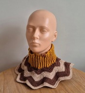 Kolorowy golfik zamiast szalika - HANDMADE