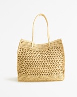SHOPPER ABERCROMBIE & FITCH TORBA PLAŻOWA SŁOMIANA STYLOWA