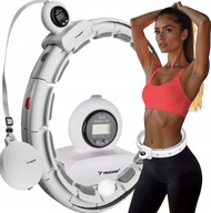 HULA HOP Z WYPUSTKAMI OBCIĄŻENIEM ODCHUDZAJĄCE Z LICZNIKIEM DO MASAŻU CIAŁA