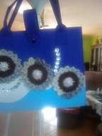 torebka z kwiatami na szydełku