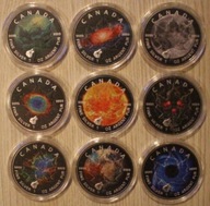 KANADA - LIŚĆ KLONU PORY ROKU 5 $ DOLARÓW 2018 KANADA - PLATEROWANE - KOPIA