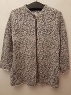 MILIEU CARDIGAN SWETER S/M WEŁNIANY SWETR NORWESKI