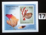 Ryby , Guine-Bissau , MNH cięty
