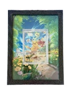 Ramka na kartę Pokemon TCG styl Pikachu - 13cm x 18cm Ultra Pro UV Protect