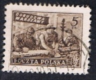 1950 Polska fi 513 - Wydanie na odbudowę Warszawy