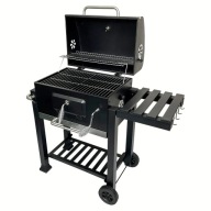 Grill Węglowy XXL Podwójny Ruszt – Pokrywa, Popielnik, Termometr