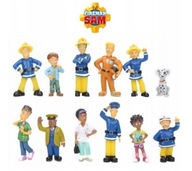 12 x FIGURKI STRAŻAK SAM duży zestaw urodziny tort