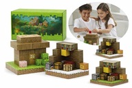 KLOCKI MAGNETYCZNE KONSTRUKCYJNE DLA DZIECI 200 EL MINECRAFT SZESCIANY XXL