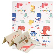 Mata Piankowa Składana Dla Dzieci Niemowląt Miękka Dwustronna 200x180x1cm