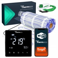 Mata grzewcza grzejna pod płytki termostat WiFi zestaw THERMECO H10 - 20m2