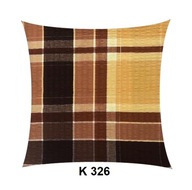 Poszewka z kory 40x40 jasiek z bawełny gofrowanej K 326 kratownica brąz