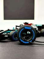BRELOK zawieszka do kluczy mini opona F1 NIEBIESKA