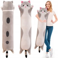 MASKOTKA KOT KOTEK DŁUGI MEGA 110CM XXXL PODUSZKA MIĘKKA ZABAWKA DLA DZIECI