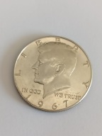 half dollar Kennedy 1967 USA
