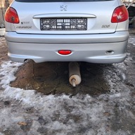 zderzak tyl peugeot 206 hb EZR