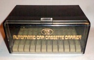 Automatic Car Cassette Carrier-pojemnik na kasety magnetofonowe + kasety.