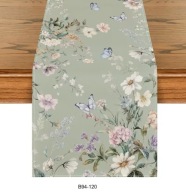 Bieżnik 120x33cm KWIATY KWIATKI ŁĄKA LATO WIOSNA SZAŁWIOWY B94-120