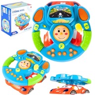 Interaktywna kierownica do gier z projektorem światło zabawka edukacyjna