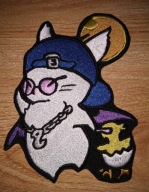Moogle FFXIV duża termo naszywka naprasowanka łata haft