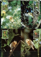 A51576)WWF-Maximum Karty Ptaki: Cook-Inseln 1278 - 1281