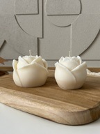 Świeca sojowa zestaw 2szt Rosalie róże prezent |noya