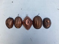Miedziane foremki do powieszenia oraz pieczenia