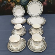 Minton Grasmere – serwis obiadowy na 4 osoby, Fine Bone China, Anglia