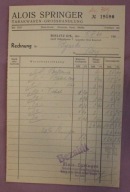 ALOIS SPRINGER, TABAKWAREN - GROSSHANDLUNG, BIELITZ 1941 r. BIELSKO - BIAŁA