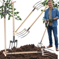 Widły ogrodnicze EXPERT T100 z trzonem drewnianym 100 cm