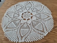 Obrus serwetki serwetka szydełkowa misterne rękodzieło Hand Made śr55