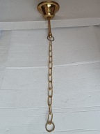 Mosiężna podsufitka, łańcuch-części żyrandola lampy .