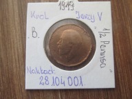 1/2 Pennsa 1919 Król Jerzy V