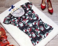 NEXT**Kolorowa Bluzka**Szyfonowe Rękawy**Baskinka**Rozmiar M/L