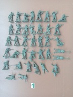 Zestaw żołnierzyków Amerykanie 38 x sztuk figurki 1:72 PRL