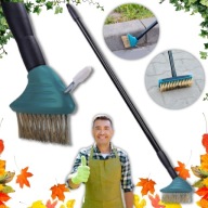 SZCZOTKA X2 MIOTŁA DRUCIANA OGRODOWA RĘCZNA DO CZYSZCZENIA FUG MCHU TRAWY