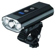 Lampka rowerowa Lertz przednia akumulatorowa 1300 lm 13 trybów czarna