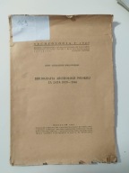 Bibliografia Archeologii Polskiej za lata 1939-1946 Jerzy Wielowiejski 1947