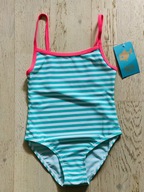 Strój kąpielowy jednoczęściowy w paski rozm. 4-5 lat