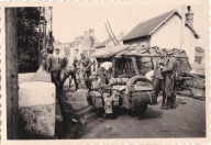 Foto. Motocykle Wehrmachtu -Francja 1940 r.