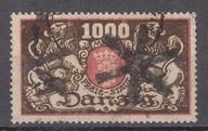 1923 Herb Gdańska duży format poziomy Fi 122 stemple korkowe